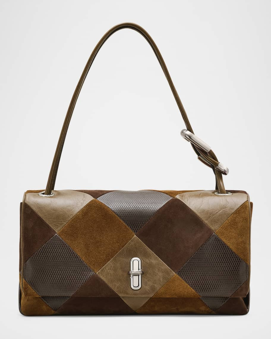 The Large Dual Patchwork Leather Shoulder Bag | Neiman Marcus