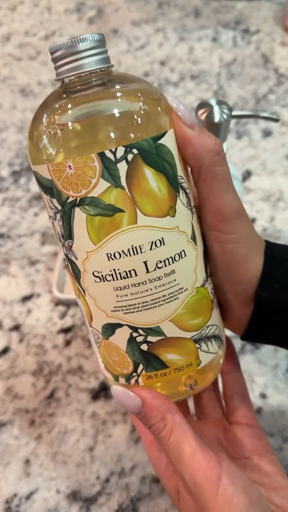 Amazon Kitchen dish and hand soap dispenser 🍋

#LTKhome #LTKsalealert #LTKfindsunder50