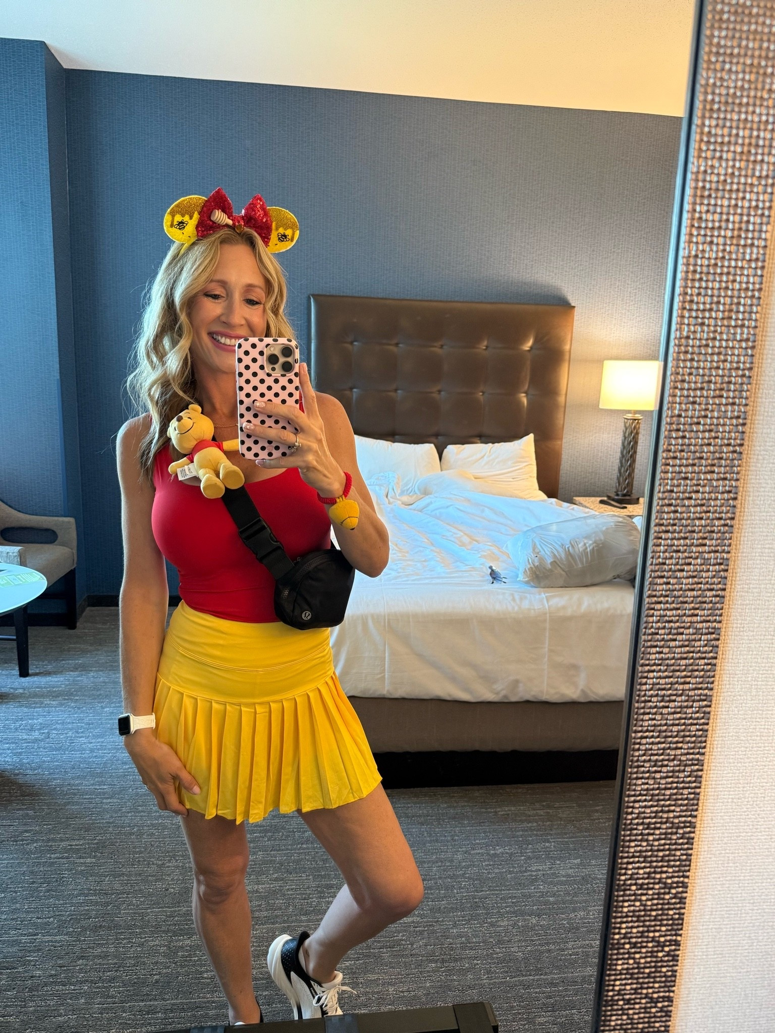 Cute and bright skort paired with a smooth, butter soft Pumiey squared neck tank! Both run true to size. I am wearing a size xsmall in both

#LTKgrwm #LTKootd #LTKmomlife