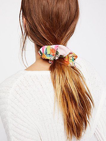 Printed Scrunchie by Free People | Free People