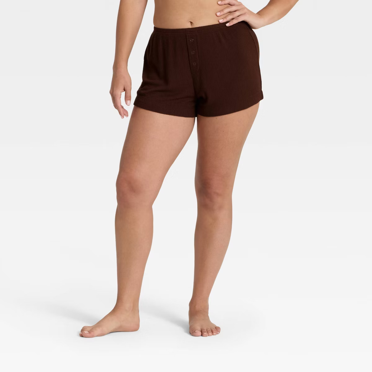 Women's Cozy Ribbed Shorts - Auden™ | Target