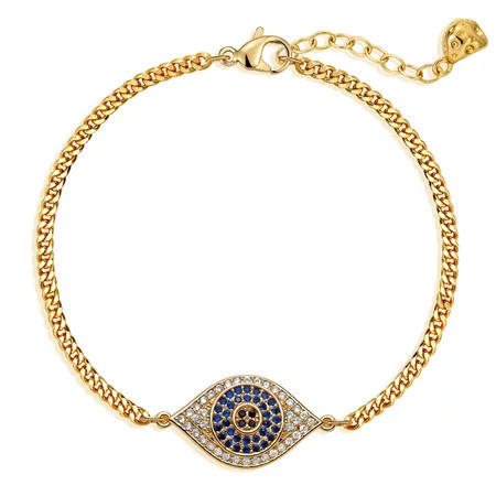 MEVECCO 14k Gold Plated Dainty Shining Eye Bracelet Jewelry Gift for Women | Walmart (US)