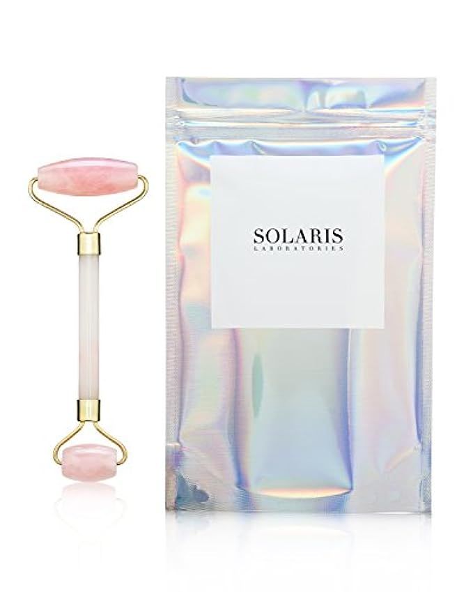 Rose Quartz Facial Roller - Premium Quality by Solaris NY | Amazon (US)