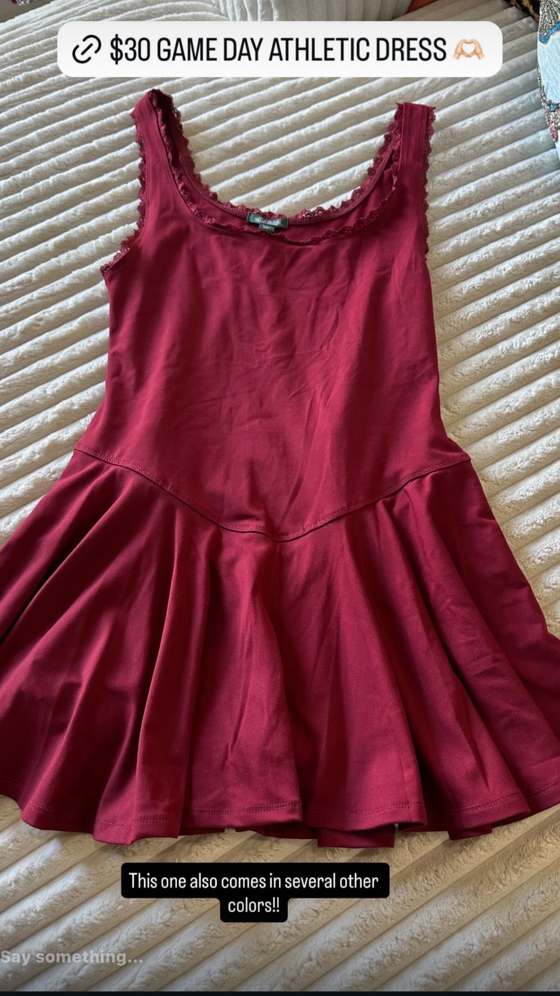 $30 game day athletic dress! 🫶🏻

#LTKFindsUnder50 #LTKStyleTip