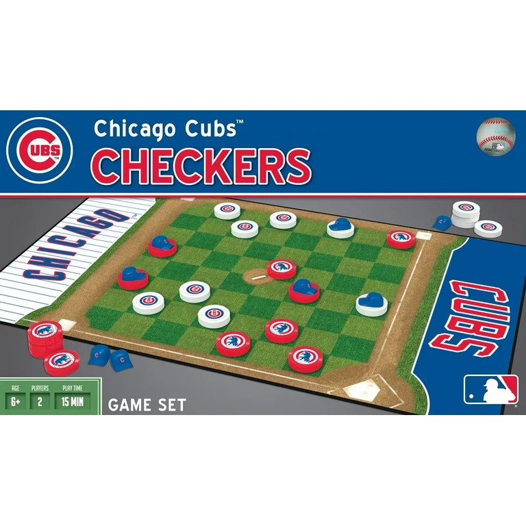 MasterPieces Officially licensed MLB Chicago Cubs Checkers Board Game for Families and Kids ages ... | Walmart (US)
