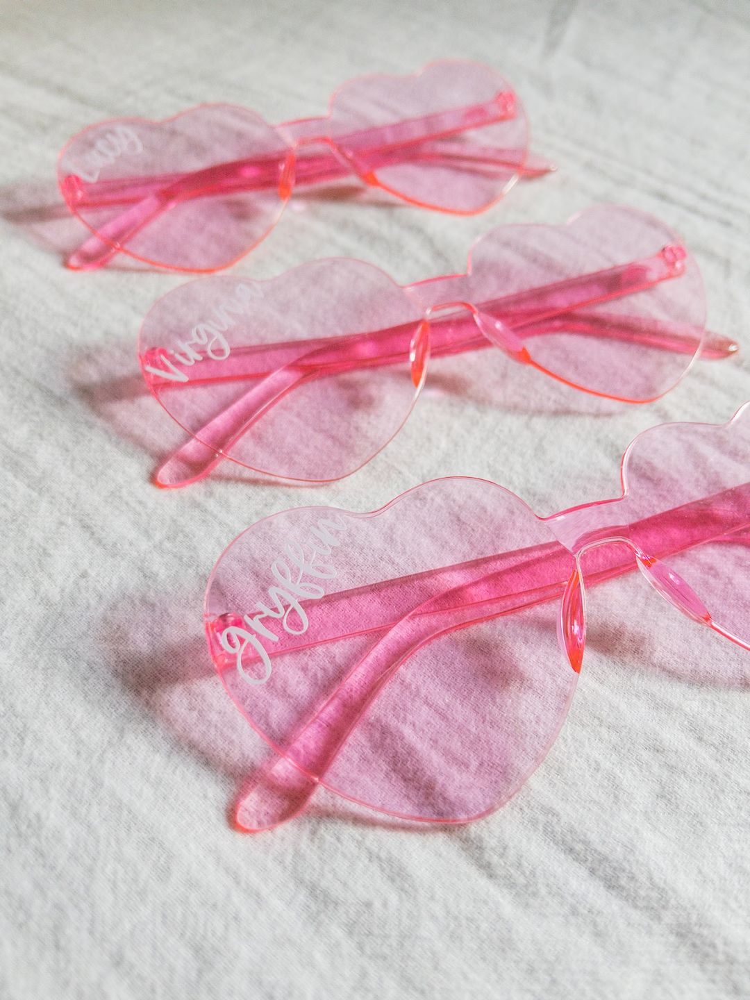 Heart Shaped Sunglasses  Bachelorette Party Bride & - Etsy | Etsy (US)