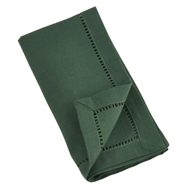SARO 6307.JG22S 22 in. Dinner Napkin with Hemstitch Border Design  Green - Set of 12 - Walmart.co... | Walmart (US)