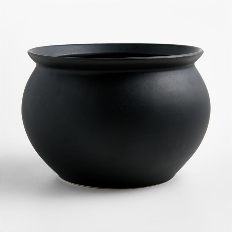 Large Cauldron Halloween Ceramic Serving Bowl | Crate & Barrel