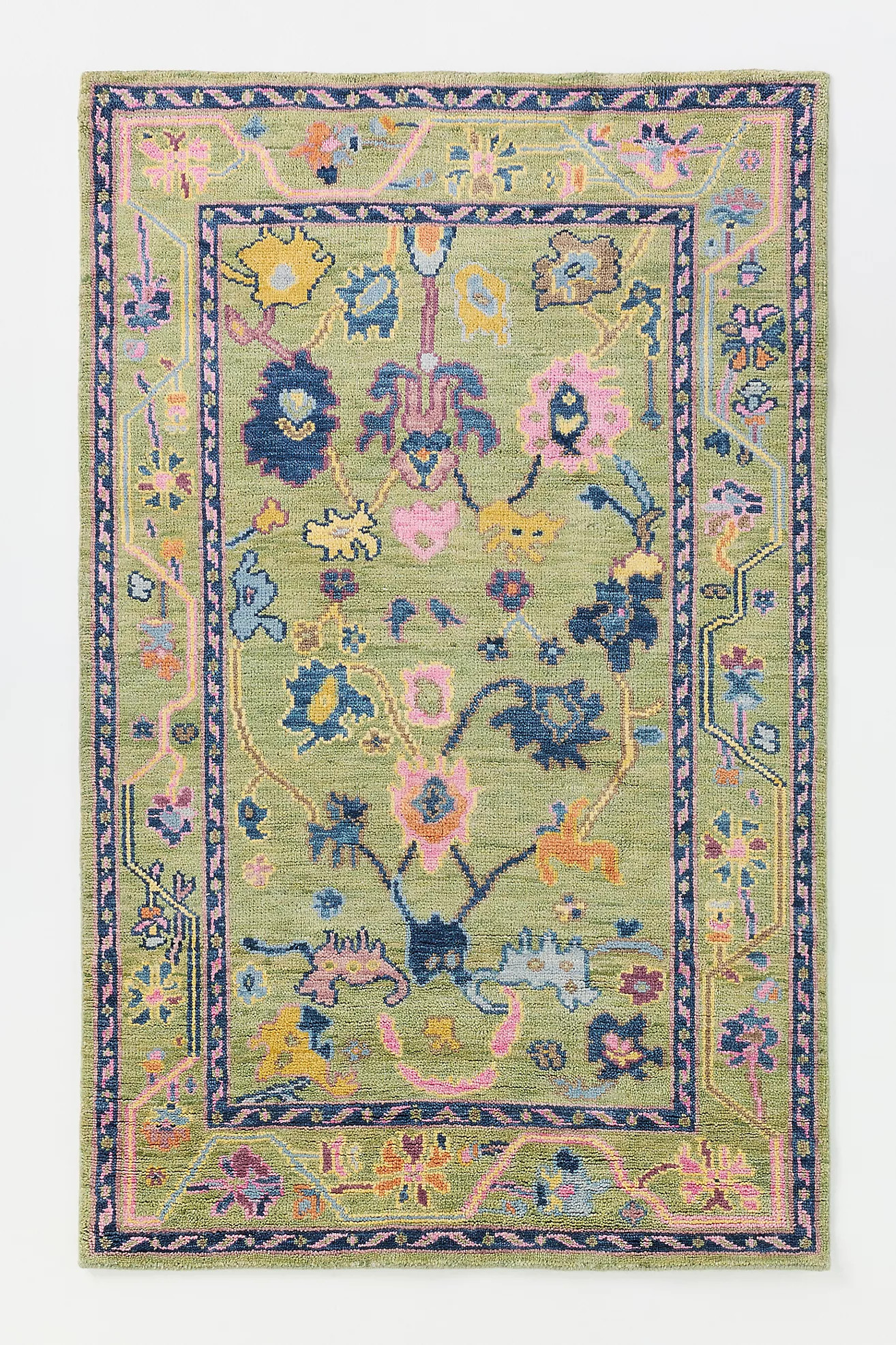 Gwen Hand-Knotted Wool Persian-Inspired Rug | Anthropologie (US)