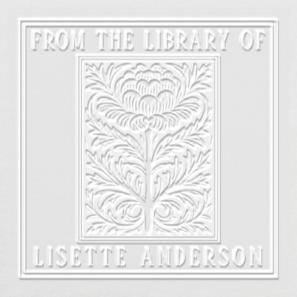 Ex Libris From the Library of book embosser
