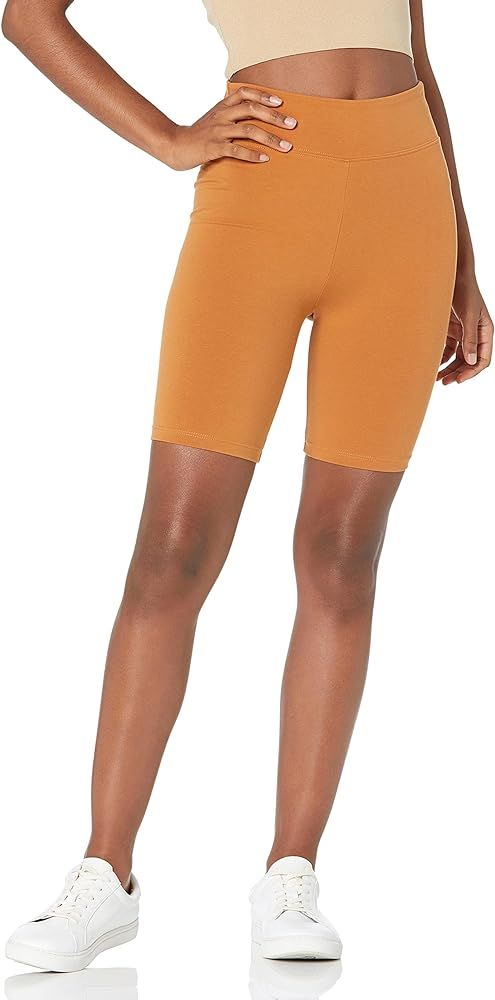 The Drop Women's Jeannie High Rise Mid Length Bike Short | Amazon (US)