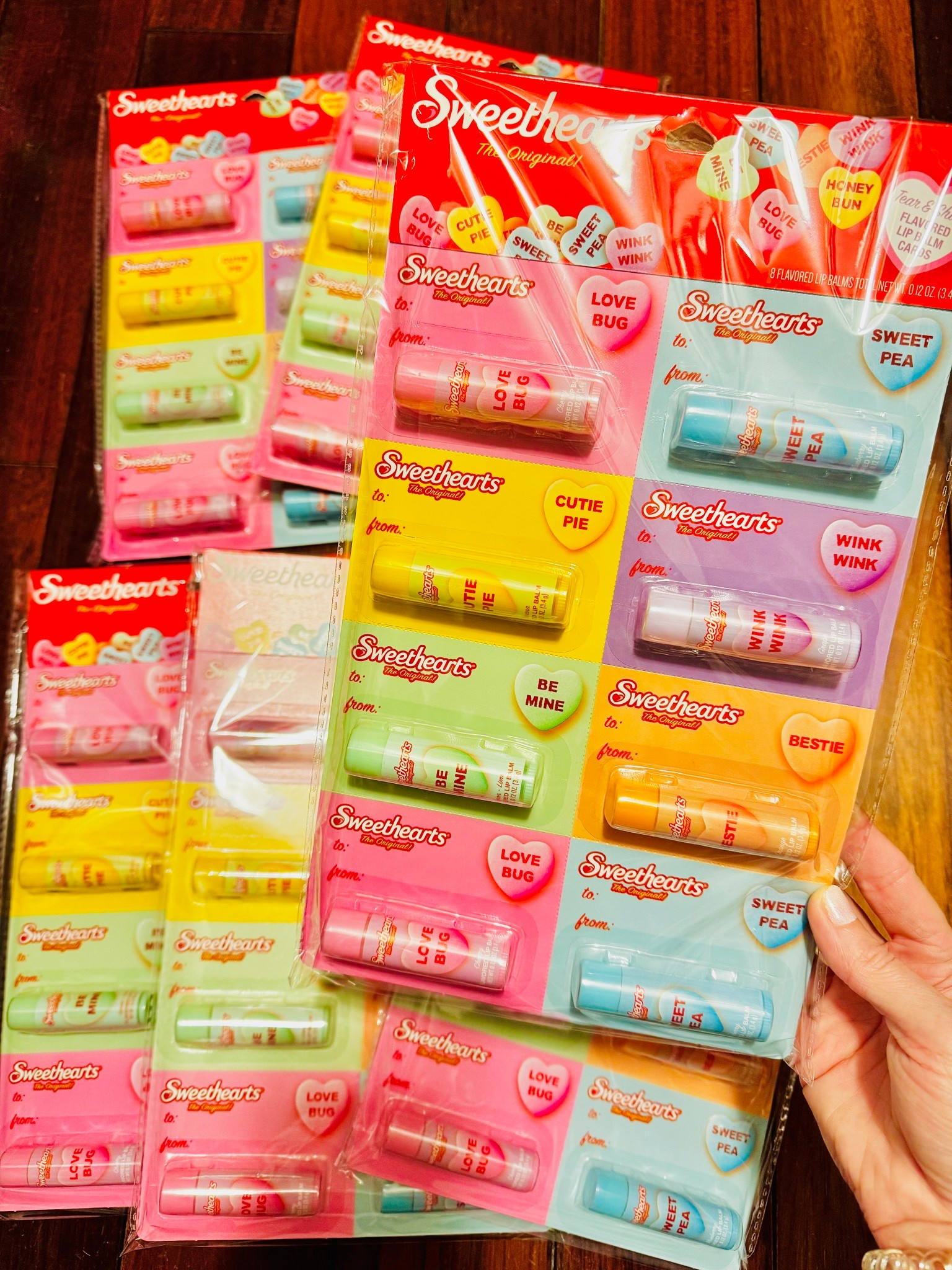 How cute are these little Valentine’s lip balms?! 🥹💘
I grabbed them at Target and they’re less than $6 for 8… which is honestly a steal.

They’re the Sweethearts ones with the little “to/from” tags already on them (so they’re basically ready to hand out 🙌🏼) and the flavors are so fun + nostalgic.

Circle cardholders can also snag an extra 5% off! 💗
Perfect for classroom Valentines, friends, teammates, or little gift add-ons!

🏃‍♀️ runnnn to Target. 🎯 

#LTKValentine #LTKKids