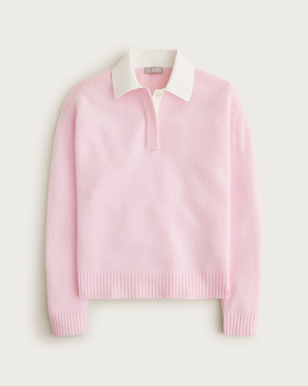 Relaxed sweater-polo in vintage wool | J. Crew US