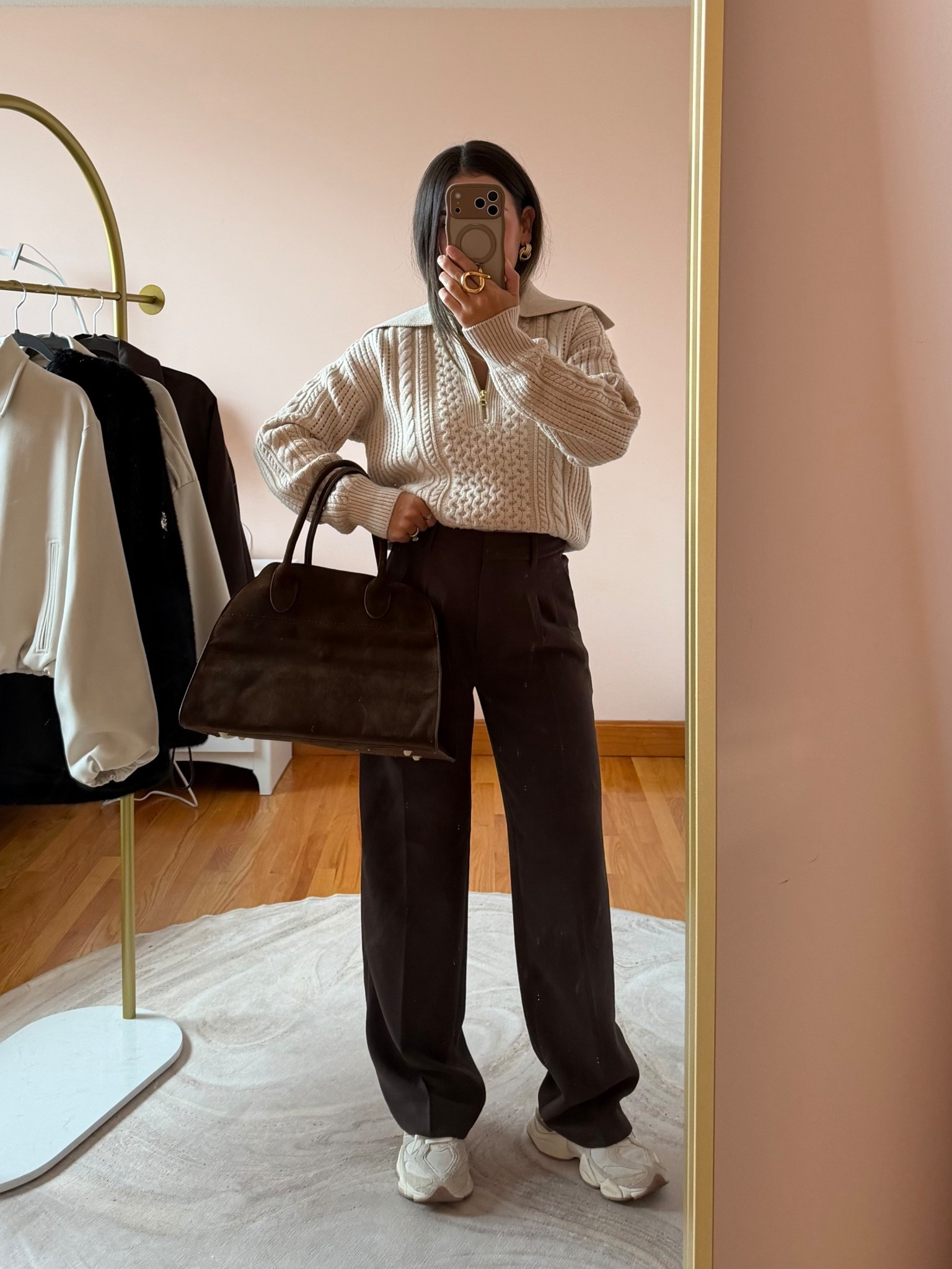 These trousers are made of the most amazing fabric that doesn’t wrinkle! I’m wearing size XS  

#LTKCyberWeek #LTKPetite #LTKootd