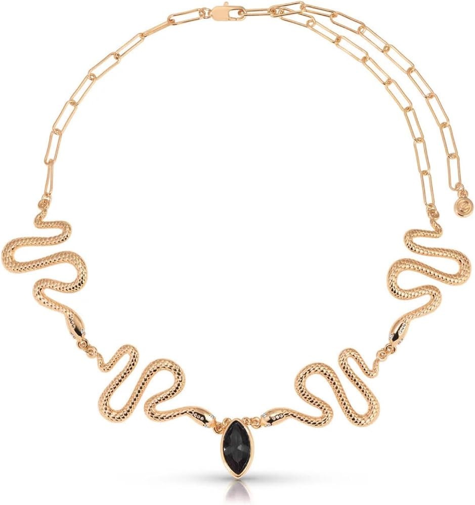 Ettika Choker Necklace, Chokers in 18K Gold or Silver Plated With Pendant or Charm. Choker For Wo... | Amazon (US)