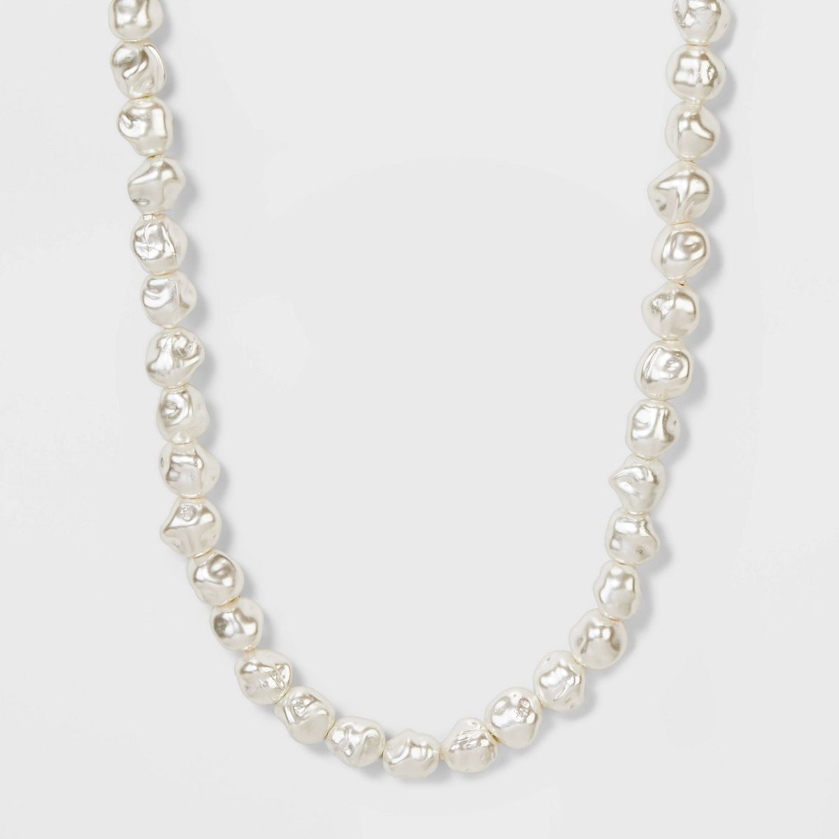 Beaded Pearl Necklace - A New Day™ White | Target