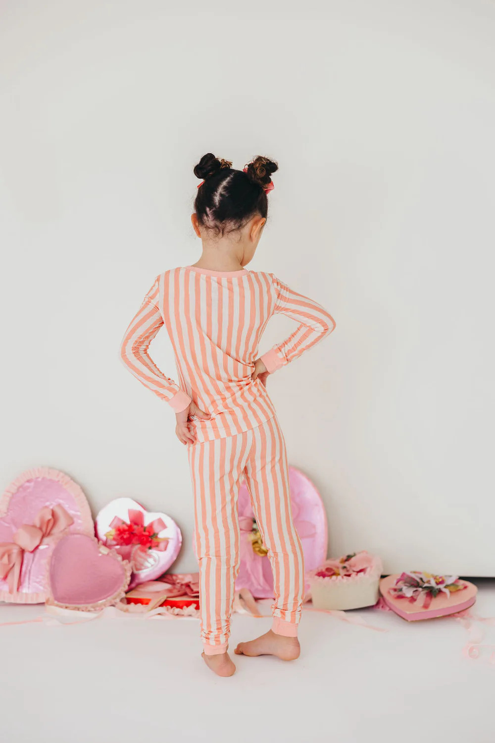 Kids Candy Striped Pajama Set | Pink | Tiny Talulah | Talulah