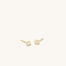 Square Diamond Studs - $650 | Mejuri (Global)