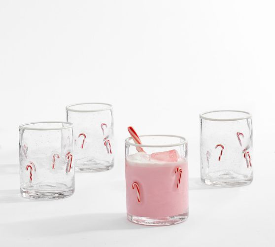 Peppermint Icon Drinking Glasses | Pottery Barn (US)