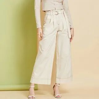 YS by YesStyle - High-Waist Wide-Leg Pants With Belt | YesStyle | YesStyle Global