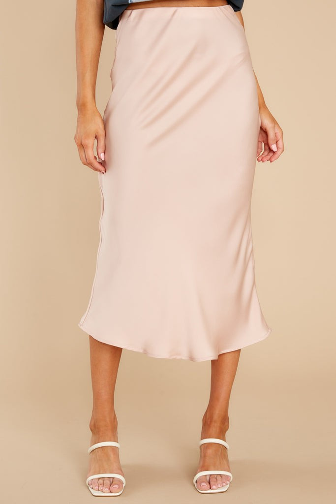 Enthusiastic Charm Beige Skirt | Red Dress 