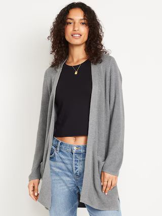 Open-Front Longline Sweater | Old Navy (US)