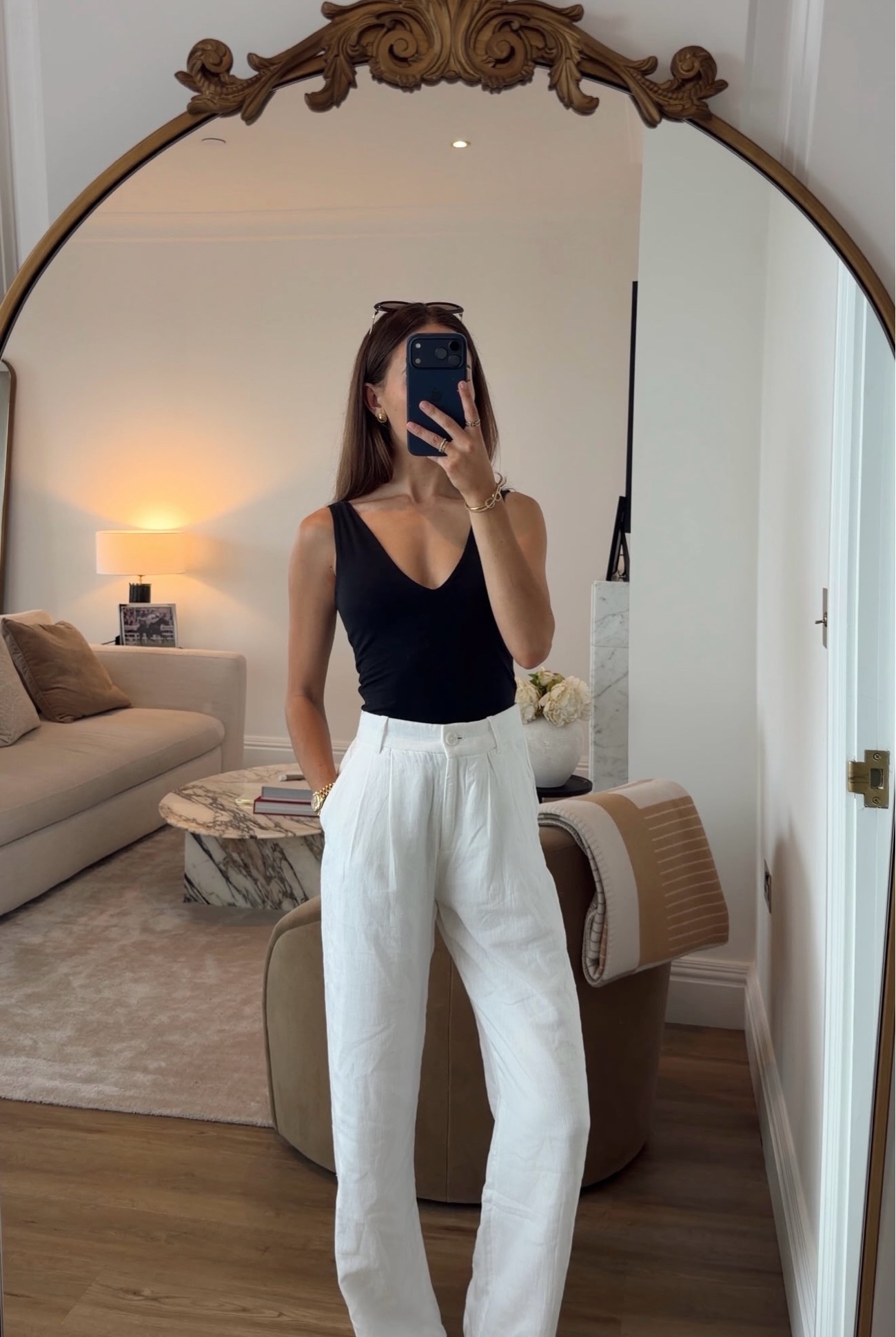 The perfect white linen trousers 🤍

#LTKuk #LTKsummer #LTKeurope