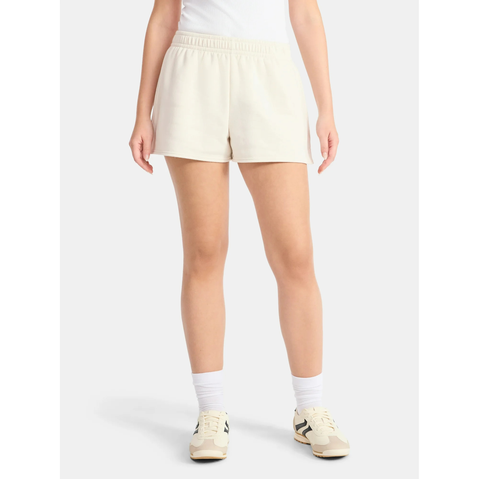No Boundaries Fleece Shorts, 3'' Inseam, Women’s - Walmart.com | Walmart (US)