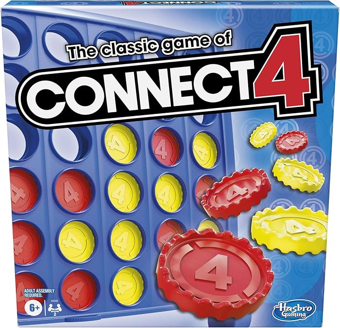 Hasbro Gaming Connect 4 Classic Grid,4 in a Row Game,Strategy Board Games for Kids,2 Player .for ... | Amazon (US)