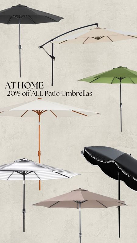 20% off all patio umbrellas at @athomestores! #ad #athomeambassador

#LTKSeasonal #LTKsalealert #LTKhome