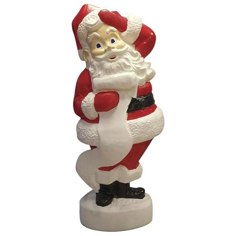 Holiday Home 43 Lighted Blow Mold Vintage Santa Claus Sculpture Decoration Pre Lit Display Outdoo... | Walmart (US)