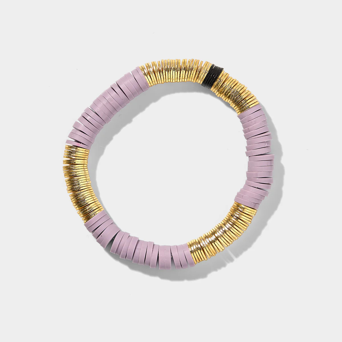 Heather Purple Vinyl Bracelet 8mm | Allie + Bess
