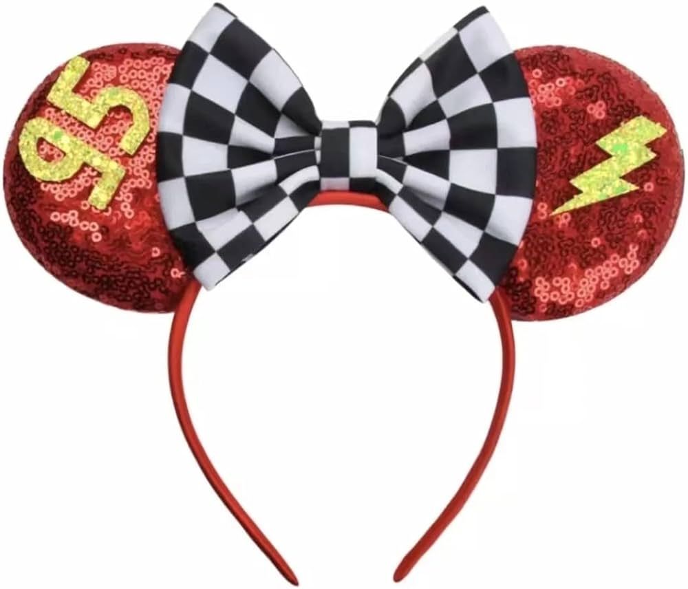 CLGIFT Cars Minnie Ears,Pick Your Color, Iridescent Minnie Ears, Silver Gold Blue Minnie Ears, Ra... | Amazon (US)