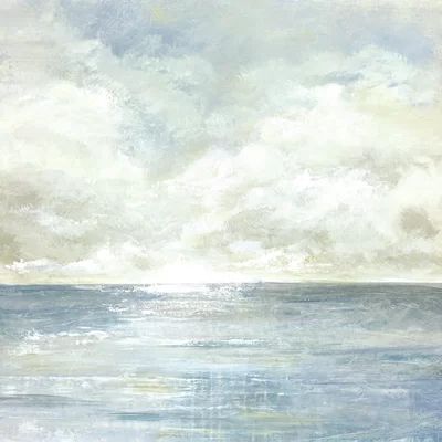Portfolio Canvas Tranquil Sea I by Angellini Painting Print on Wrapped Canvas | Wayfair North America