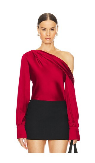 SIMKHAI Alice Top in Red. - size S | Revolve Clothing (Global)