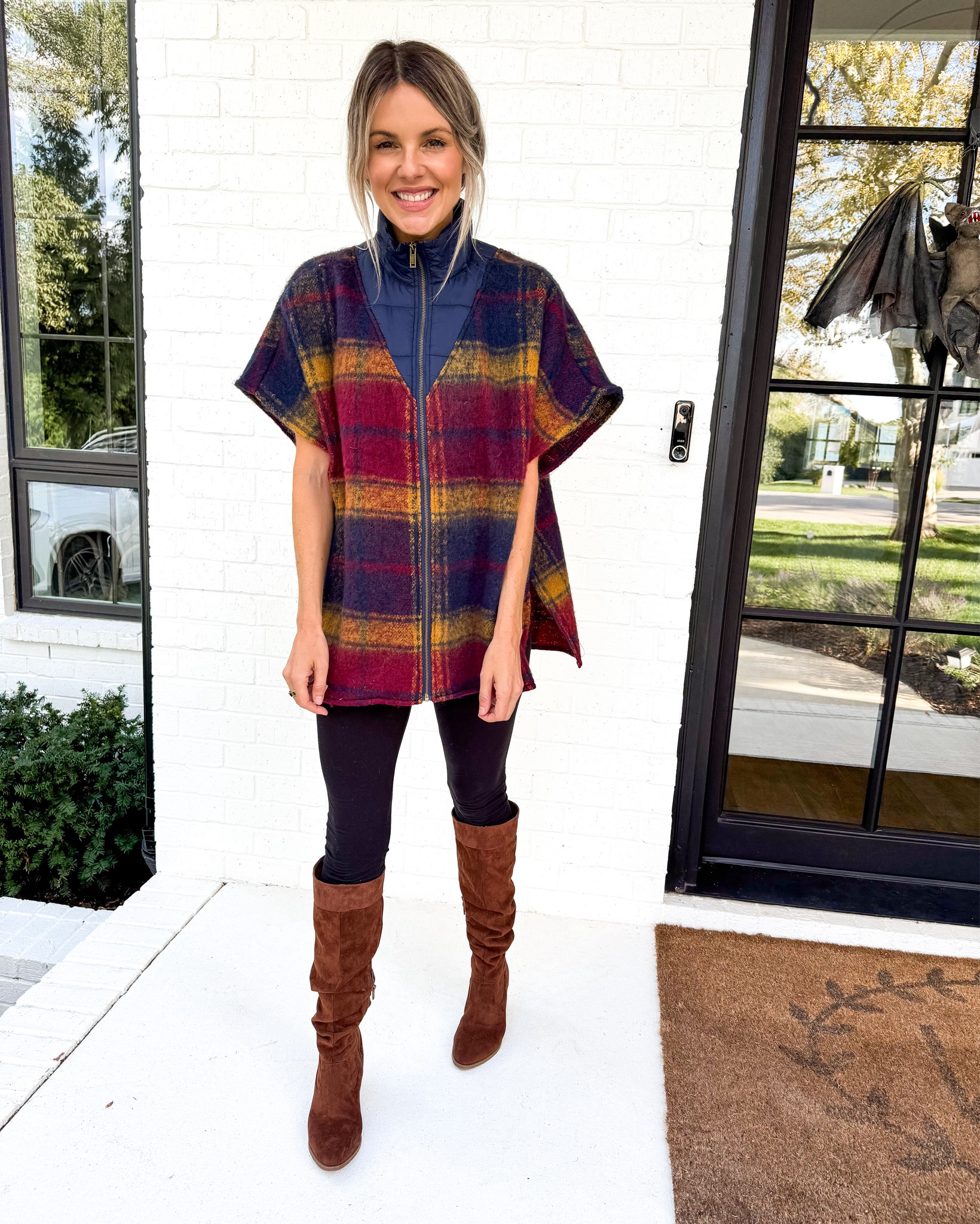 I love this poncho so much! Great toward football game, the pumpkin patch, or even fall family photos! 

#LTKFindsUnder50 #LTKSeasonal