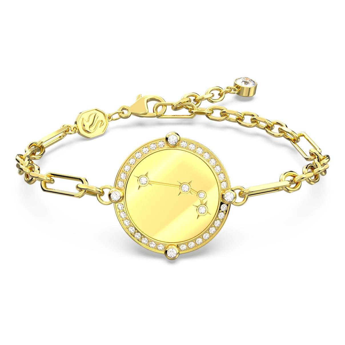 Zodiac bracelet, Aries, Gold tone, Gold-tone plated | SWAROVSKI