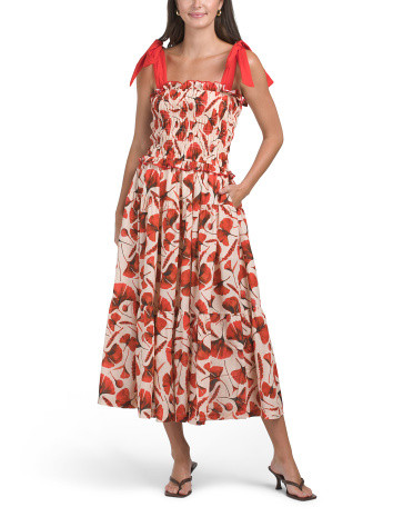 Josie Flower Tie Dress | TJ Maxx