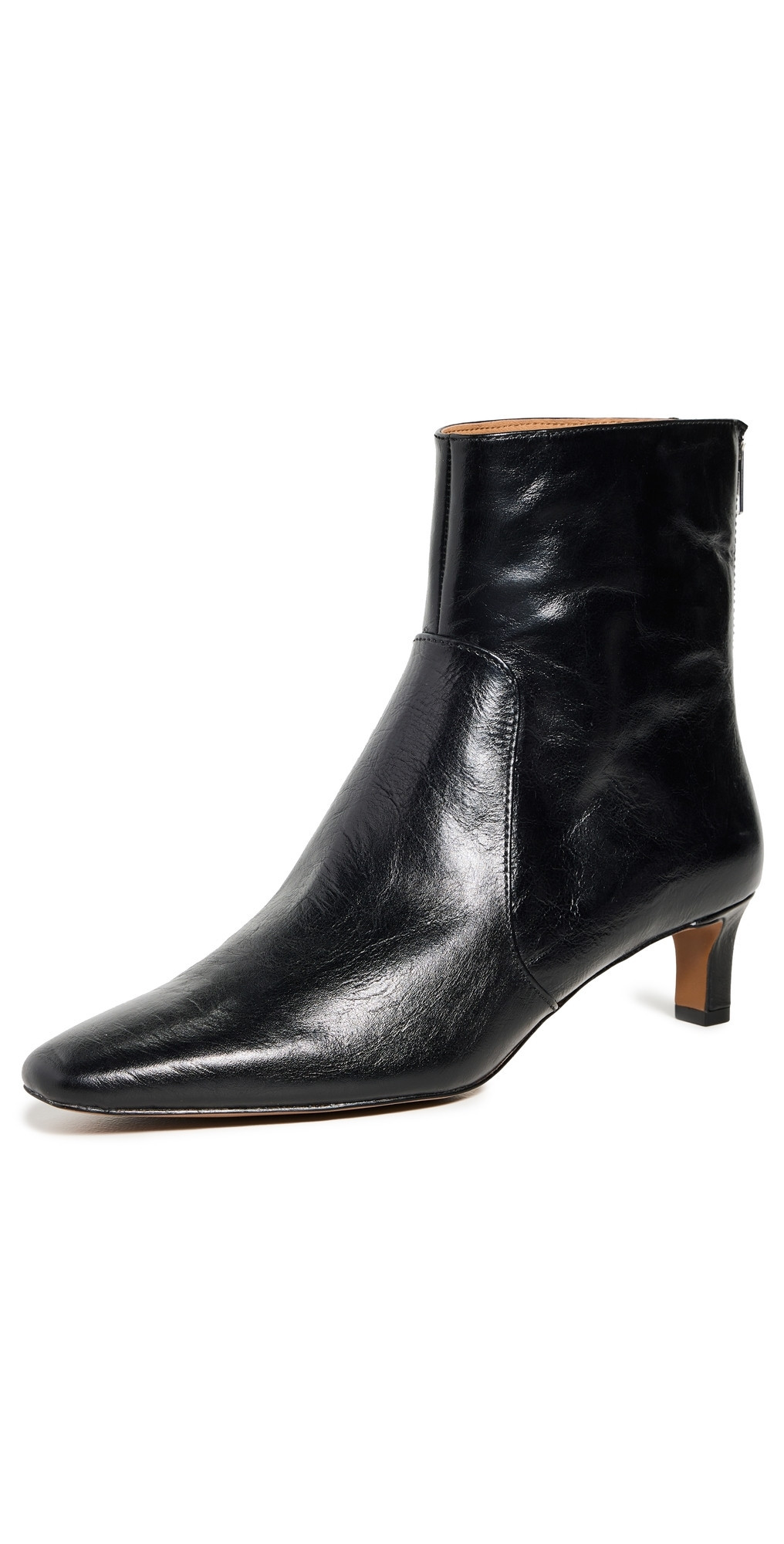 Madewell Dimes Kitten Heel Boots True Black 9.5 | Shopbop
