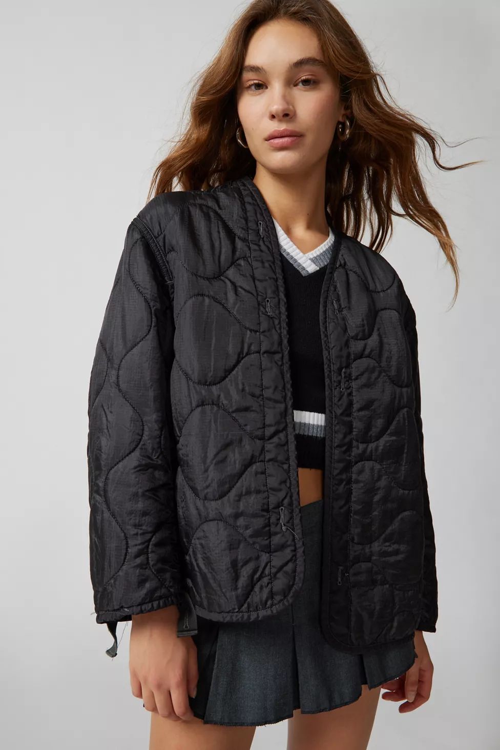 Urban Renewal Remade Overdyed Liner Jacket | Urban Outfitters (US and RoW)