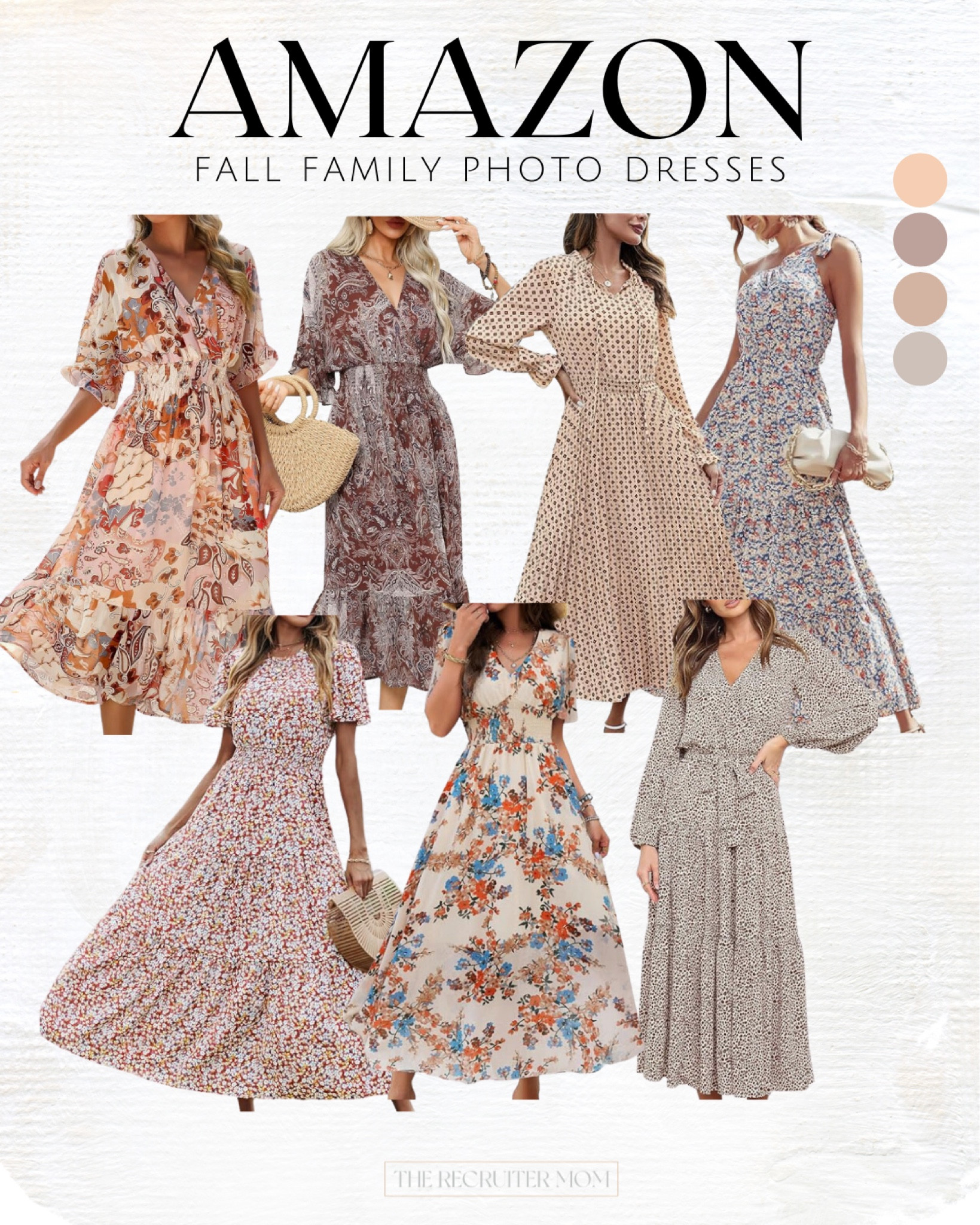 Fall Dresses in Cream, Light Brown, Neutrals

Amazon dresses, amazon finds, amazon fashion, fall style, Fall dress, Fall fashion, fall outfits, maxi dresses, mom fashion, midsize style, fall outfit, fall looks, boho style, wedding guest dress, fall vibes, fashion blogger, cream dress, beige dress, fall print, light brown, wrap dress, ruffles, cap sleeve, sleeveless, long sleeve, TheRecruiterMom

#LTKOver40 #LTKFindsUnder50 #LTKStyleTip