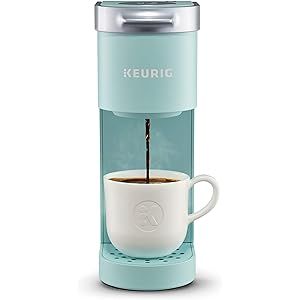 Keurig K-Mini Coffee Maker, Single Serve K-Cup Pod Coffee Brewer, 6 to 12 Oz. Brew Sizes, Oasis | Amazon (US)