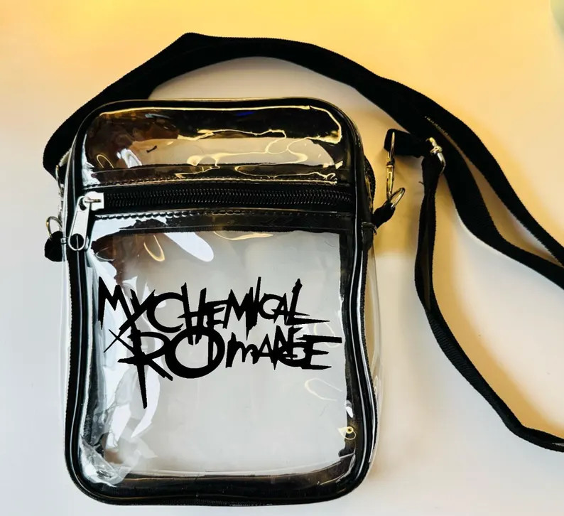 Black Parade | Clear Crossbody Bag | stadium Concert approved | Etsy (US)