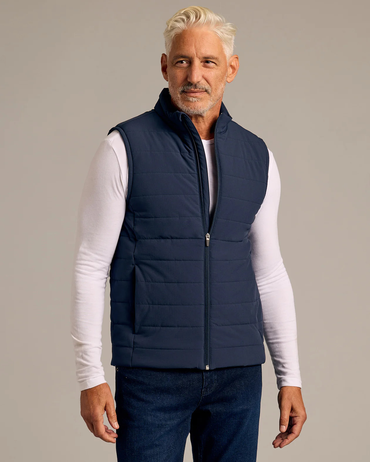 Navy Puffer Vest 2.0 | True Classic
