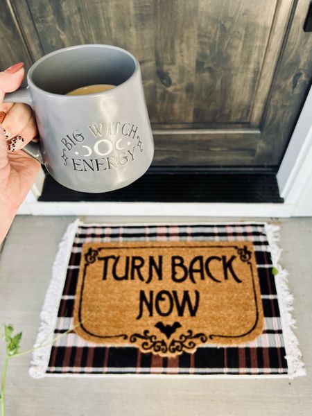 Giving BIG WITCH ENERGY 🌙 

Big witch energy mug | big witch energy coffee mug | big witch energy coffee cup| Halloween welcome mat | Halloween 2023| turn back now welcome mat | Michaels Halloween welcome mat | front porch decor | front porch fall| Front porch Halloween| front doormat| Halloween doormat. 

#LTKSeasonal #LTKSale #LTKhome