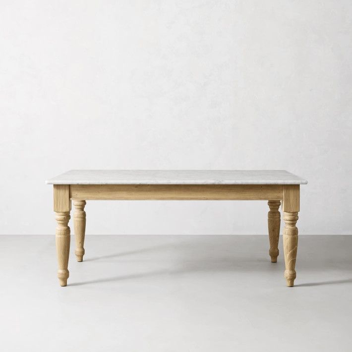 Harvest 72" Dining Table, Marble Top | Williams-Sonoma