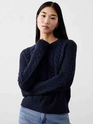 Cable Pullover Sweater | Banana Republic Factory
