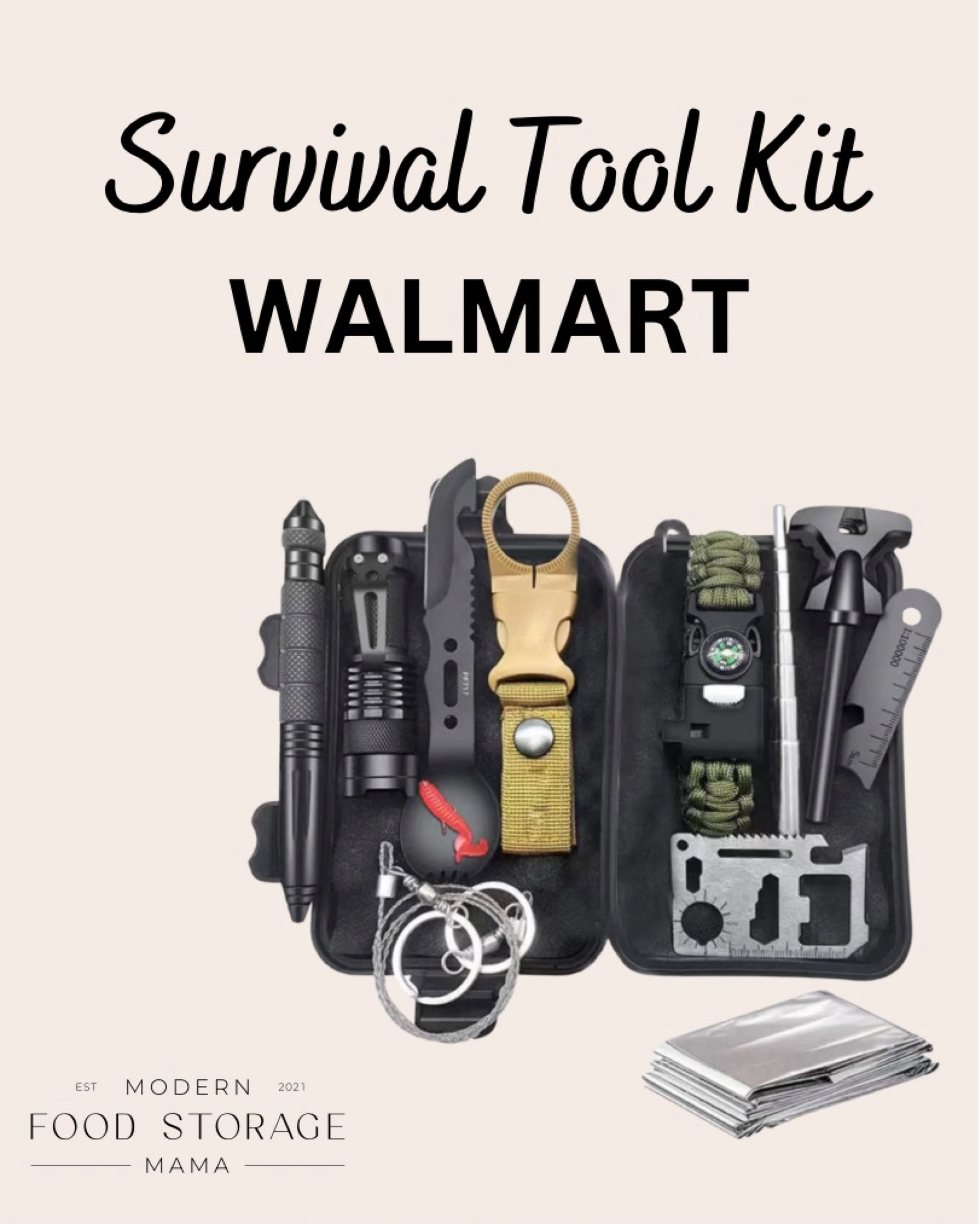 We don't just need food and water for our emergency kits, we also need tools and supplies! 

This survival tool kit has 13 tools in one compact kit. It’s SO important in an emergency to have tools and supplies that serve multiple purposes.

#emergencypreparedness #toolkit #preparedness #survivalgear #emergencykit

#LTKItBag #LTKFamily #LTKHome