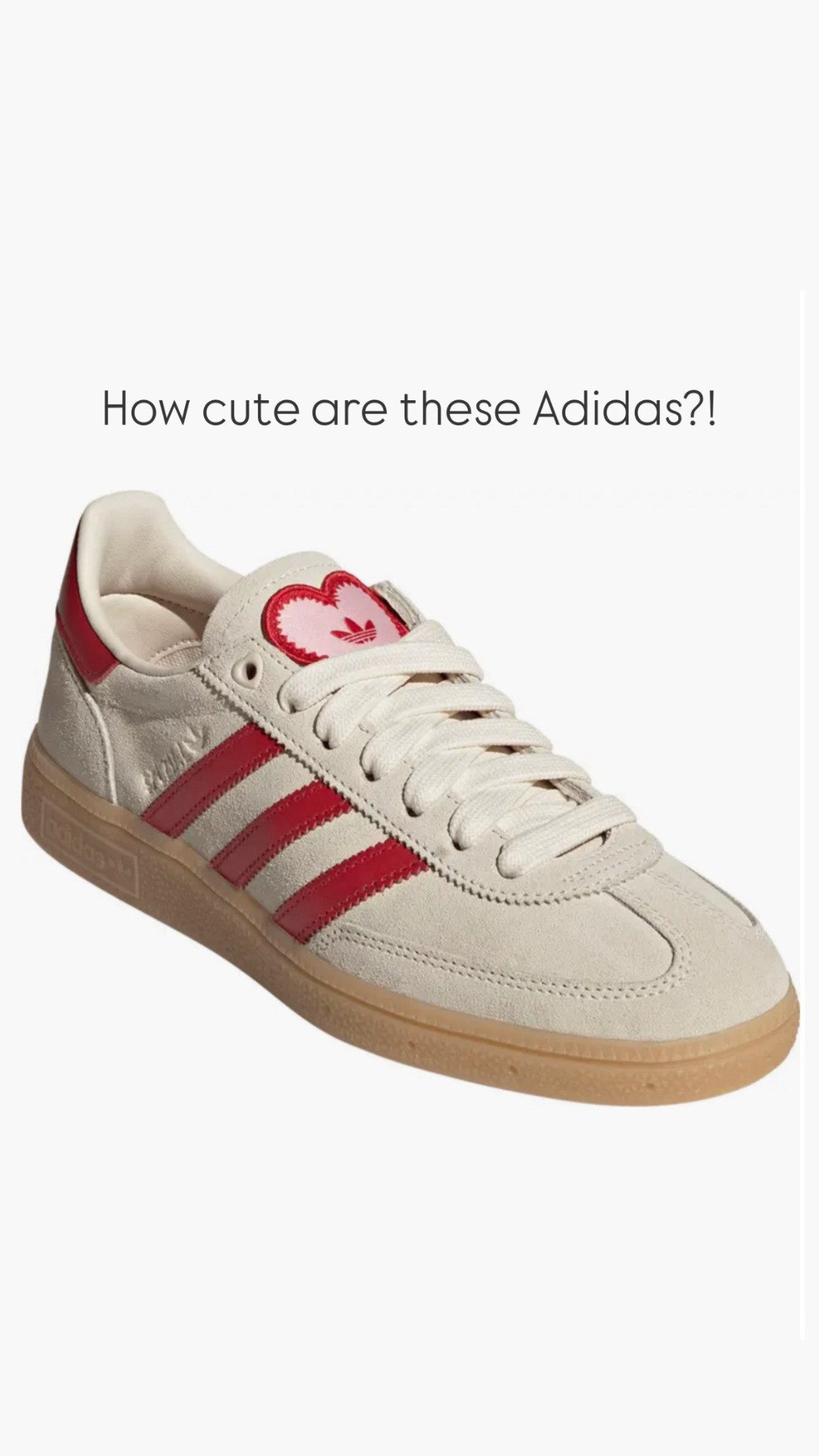 How cute are these Adidas sneakers?! Perfect for Valentine’s Day (or any day) 

#LTKfitnessgoals #LTKmomlife #LTKSeasonal