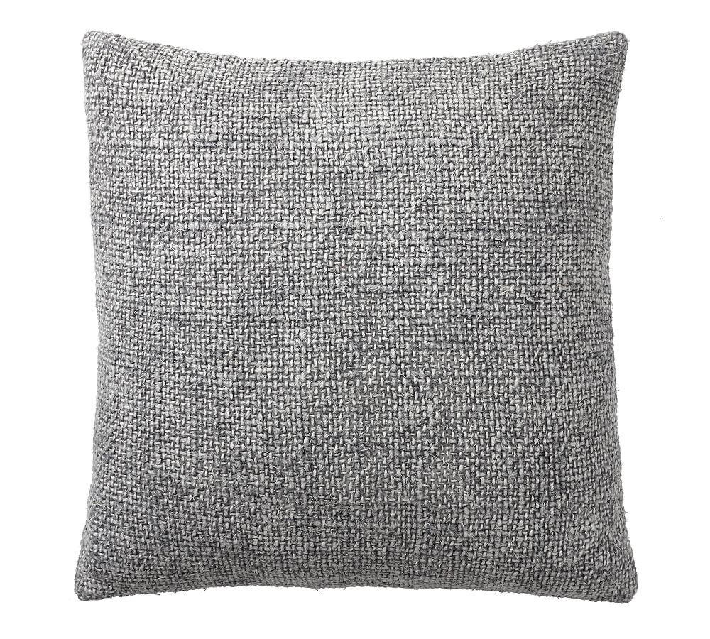 Faye Linen Textured Pillow | Pottery Barn (US)